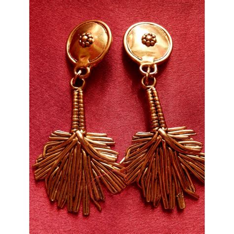 boucles d'oreilles yves saint laurent